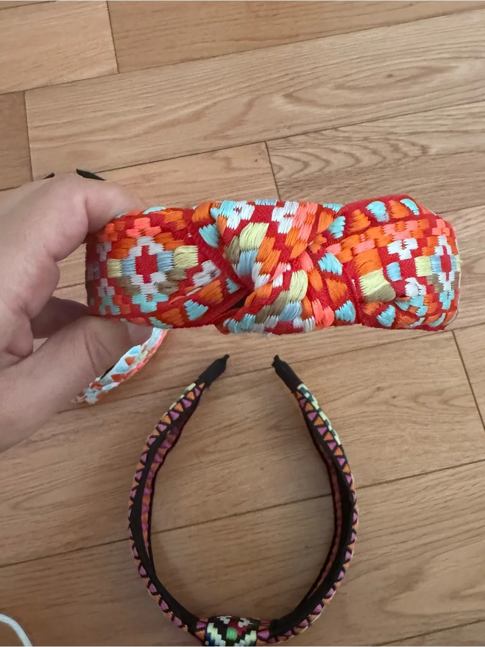Kids Patterned Knot Headbands - Multicolor